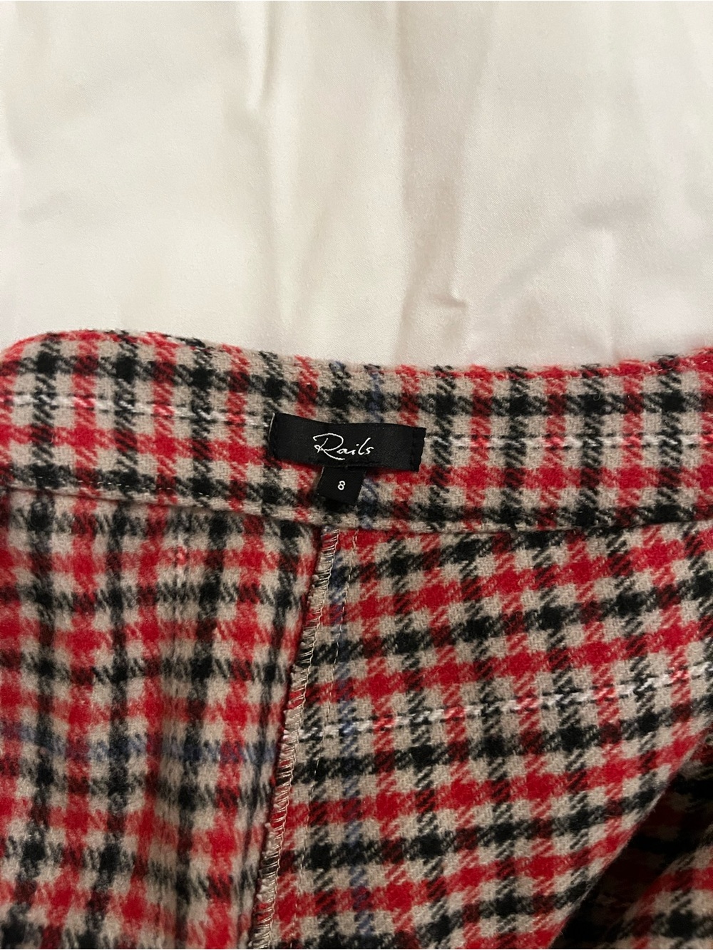 Plaid Rails Mini Skirt - Picture 3 of 5